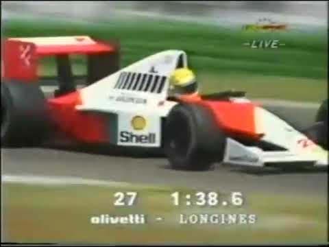 09 F1 1990 GP Deutschland Hockenheim Saturday Qualifying Eurosport