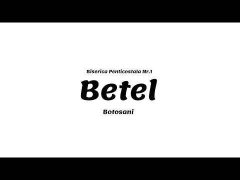 Căsătorie Elisabeta & Otniel - Biserica Penticostală Betel Botoșani - 08.10.2023
