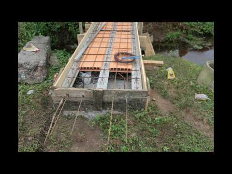 Construcao da ponte de concreto maio 2017