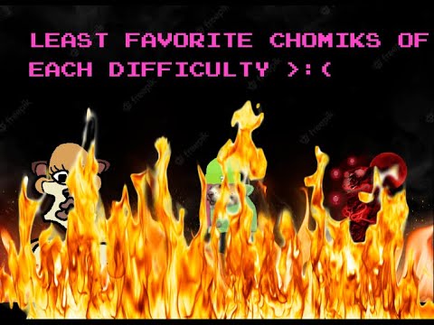 Find the Chomiks - My Least Favorite Chomiks of Each Difficulty