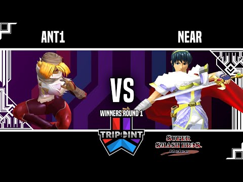 Tripoint Smash 211 - Winners Round 1 - Ant1(Sheik) Vs. Near(Marth)