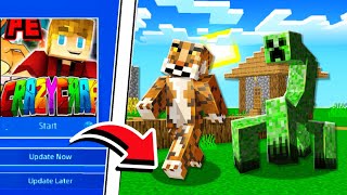 How to Download CRAZY CRAFT 4.0 MOD PACK on Minecraft PS4! Tutorial (New Working Method) 2021