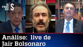 Comentaristas analisam a live de Jair Bolsonaro de 12/08/21
