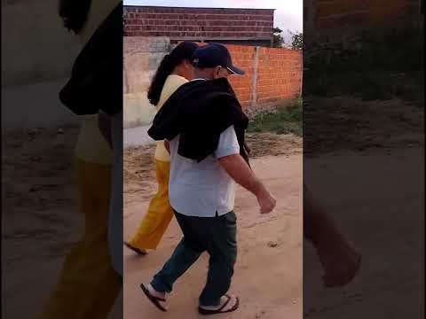 caminhadinha da tarde em Cacimba de dentro Paraíba meu sogro Zé noberto e minha esposa graça