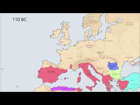 The Amazing History of Europe from 1000BC to AD 0 every year!