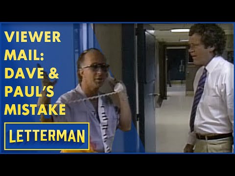 Viewer Mail: Dave And Paul Think The Show Is Over | Letterman