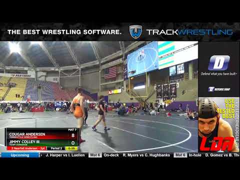 Cadet 145 Cougar Andersen Threestyle Wrestling Vs Jimmy Colley III Team Donahoe