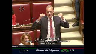 RICHETTI: "FRATELLI D'ITALIA COSTRUISCE INTESE CON L'OPPOSIZIONE, QUESTO GIOCO NON CI APPARTIENE"