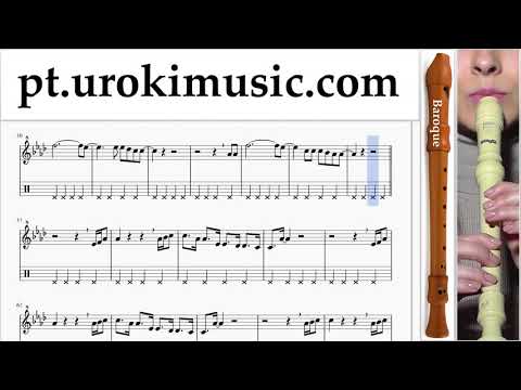 Curso de Flauta Doce B. P!nk - What About Us Tablatura Parte#2 um-i372