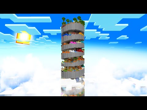 LA TORRE PIÙ ALTA di MINECRAFT!! Spiral Parkour 3