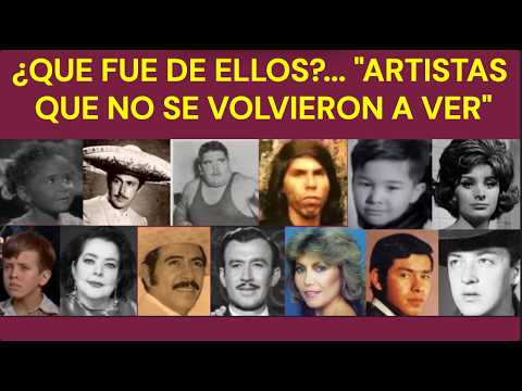 ¿Qué fue de ellos? Artistas que de pronto desaparecieron