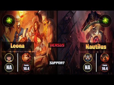 CoreJJ LEONA (Support) [Aftershock] VS NAUTILUS - Challenger NA Patch 10.4