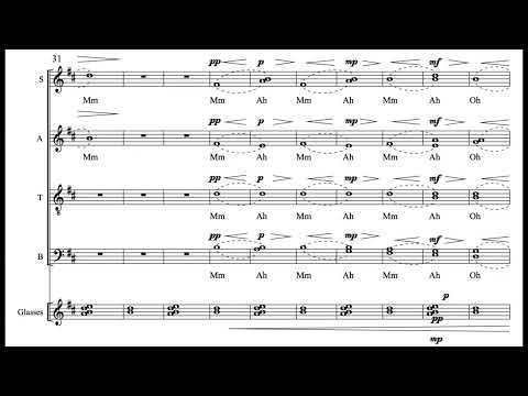 Stars (Ē. Ešenvalds) Score Animation