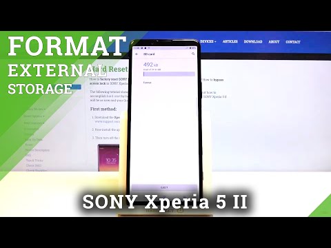 How to Format SD Card in SONY Xperia 5 II – Wipe External Storage Data