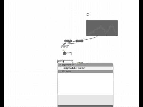 Max Tutorial: line~ Object (Part 2)