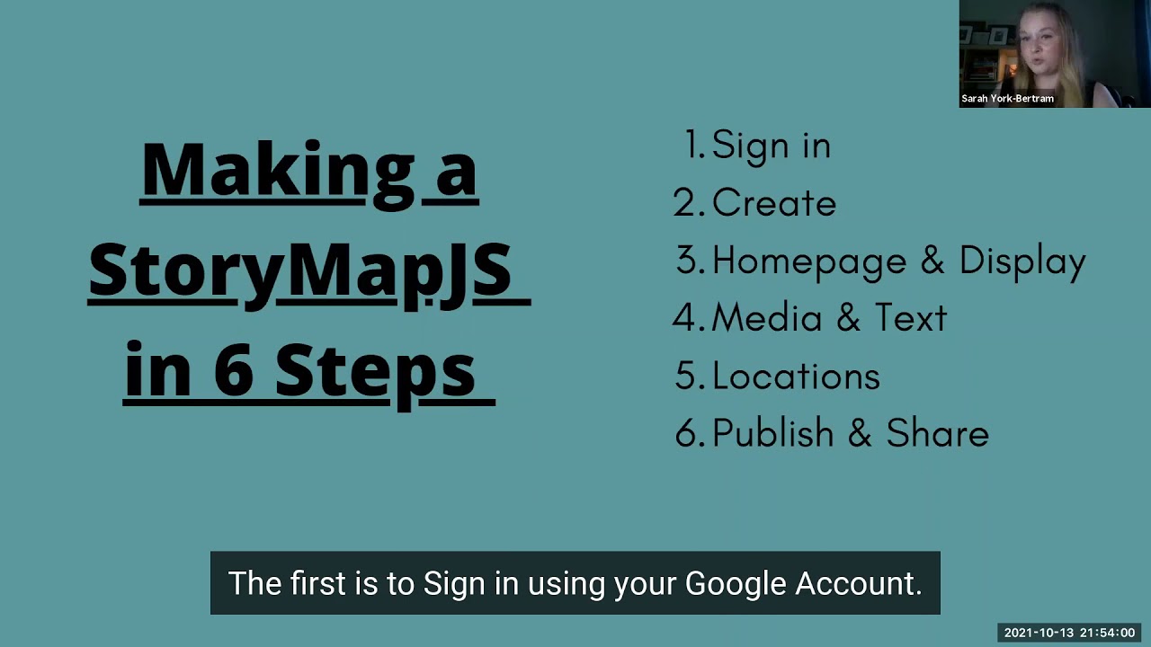 StoryMapJS: 6 Steps to Making a StoryMapJS