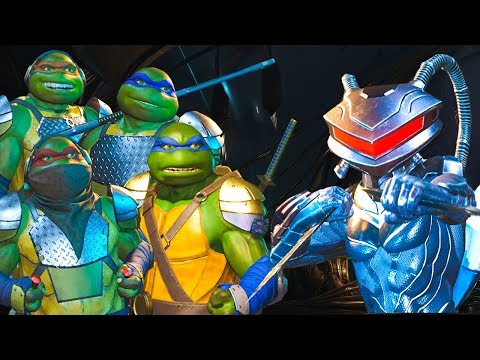 Injustice 2 TMNT Ninja Turtles vs Black Manta All Intro Dialogue