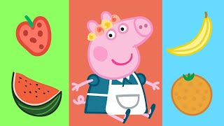 Peppa Pig - Learn Fruits for Kids - Counting for Kids - Learning with Peppa Pig