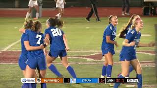 Highlights: Lyman 2, Plainfield 1 in ECC DII girls' soccer final