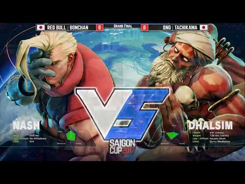 【SFV: SAIGON CUP 2017 - TOP 16】RED BULL  | BONCHAN vs DNG | TACHIKAWA