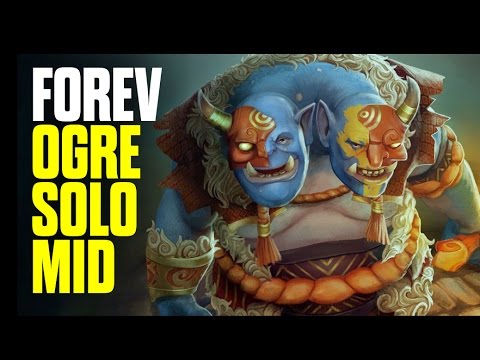 Ogre Tired to be Support Solo Mid by Forev - Top MMR Pro Player | Dota 2