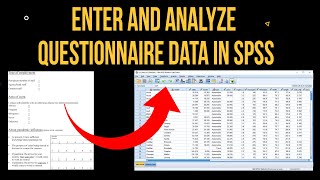 SPSS: How to enter and analyze data from a questionnaire