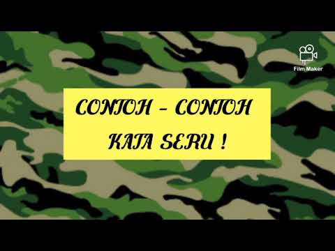 CONTOH - CONTOH KATA SERU