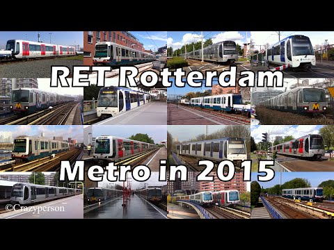 RET Rotterdam Metro in 2015