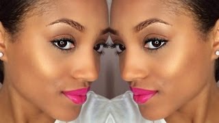 Fresh Face; Bold Lips