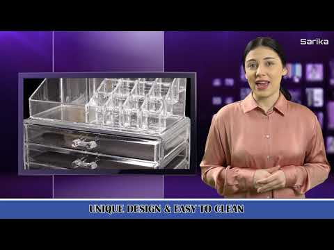 Large Capacity Cosmetic & Makeup Storage Case Sleek / Stylish Design/ Durable & Long-Lasting