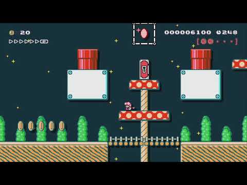 Galaxy Dream - 4Challenge Rooms by MortMort - Super Mario Maker 2 - No Commentary 1bv