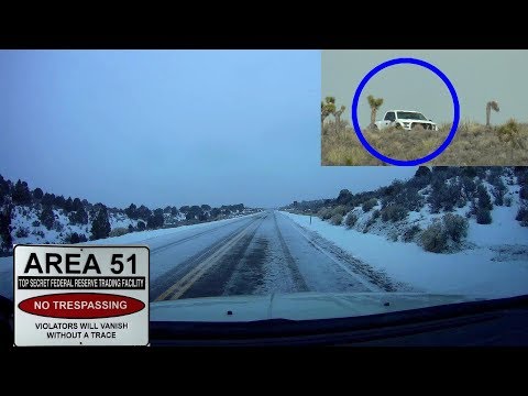 A snowy Area 51 visit 2019 VLOG part 1