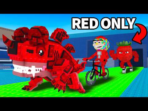 0 To 1 Trillion Using RED ONLY Brainrots!