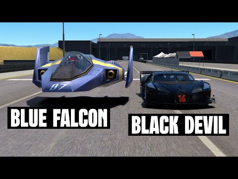 Bugatti Black Devil vs Blue Falcon at Special Stage Route X