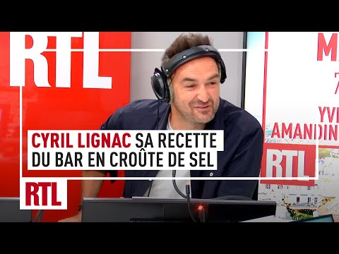 Cyril Lignac : sa recette du bar en croûte de sel
