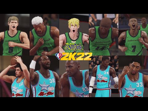 Michael Jordan and 90s NBA All-stars vs Jabberwock of Kuroko no Basket in NBA 2K22