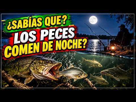 ¿Qué Peces son los Más Activos de Noche? #fishing