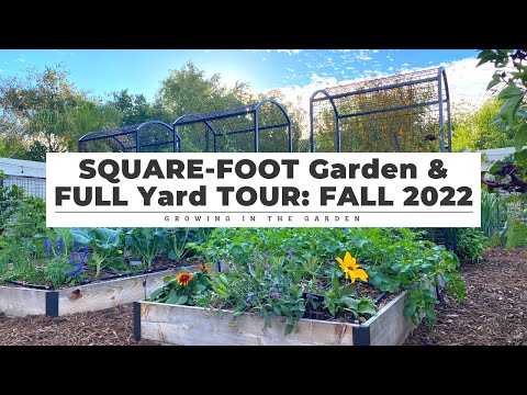 , title : 'My SQUARE FOOT Garden & FULL Yard TOUR: FALL 2022'