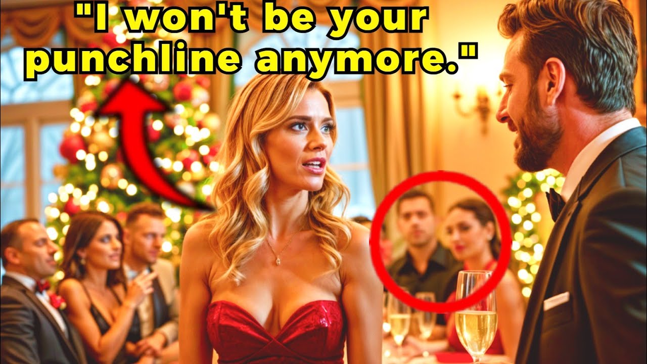 Husband Embarrasses Wife At Christmas Party, But Her Reactions Left Everyone Speechless...Unbelievab