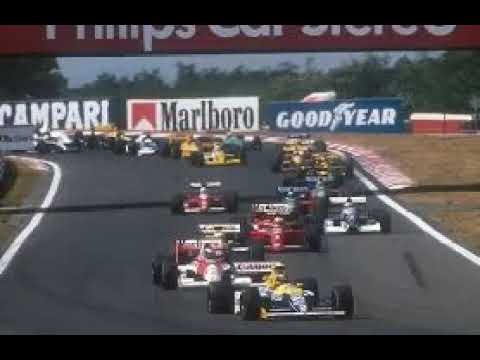 F1 1990 Hungarian GP Thierry Boutsen Fastest To Winning Scene