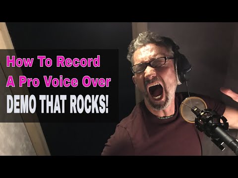 Legendary Voice Over Actor Cam Clarke Records Video Games Demo