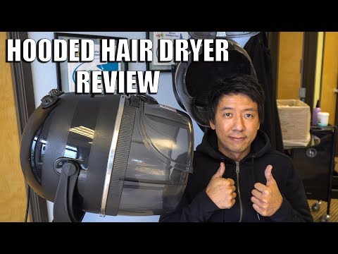 Rolling hair dryer hair color processor treatment