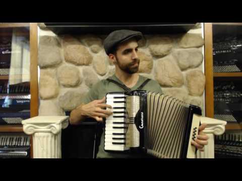 How to Play a 12 Bass Accordion - Lesson 5 - Playing a Waltz in C Major - On Top of Old Smokey