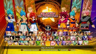 DB FighterZ - Team Gogeta SS4 vs Team Goku Daima SS4
