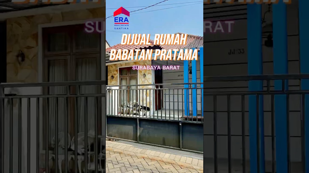 For Sale House Babatan Pratama 200 M2 Row Wide Road