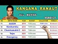 Kangana Ranaut All Hits And Flops Movies Emergency Movie Review Update