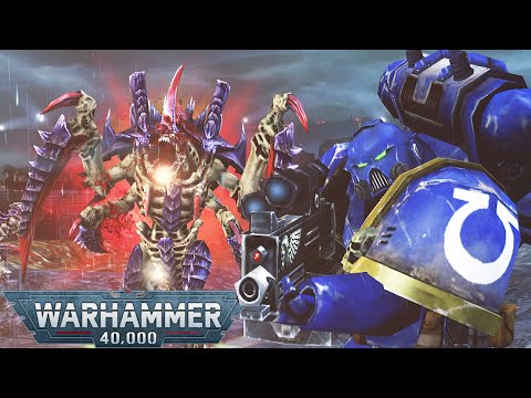 Imperial Guard & Ultramarines vs Hive Fleet Leviathan! - Warhammer 40K: Dawn of War 2: Retribution