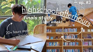 🏫💤 highschool afterhours ep3: // final exam study, battling burnout, productive habits + more!