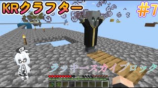 KRクラフター【ラッキースカイブロック編】＃7