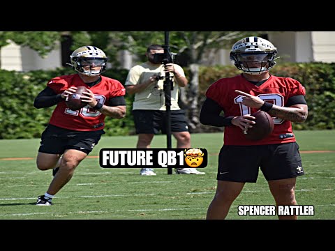 Spencer Rattler SENDS STRONG MESSAGE to Saints QB Room @ New Orleans Saints ROOKIE Minicamp DAY 2 ????